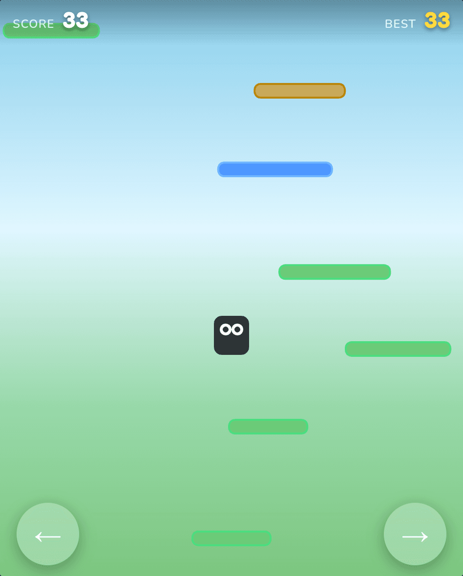 DoddleJump — platformlar arasında zıplayarak yükselen arcade oyunu