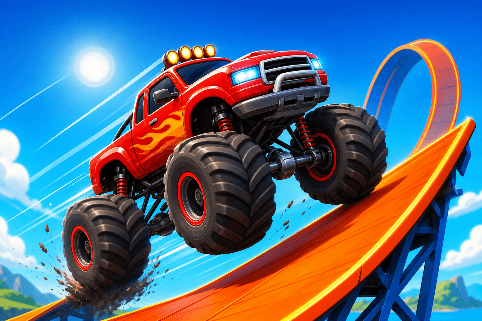 Stunt Drive — fizik tabanlı dublör yarış arcade oyunu